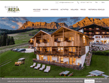 Tablet Screenshot of hotelrezia.com
